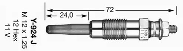 Свеча накаливания NGK 7906